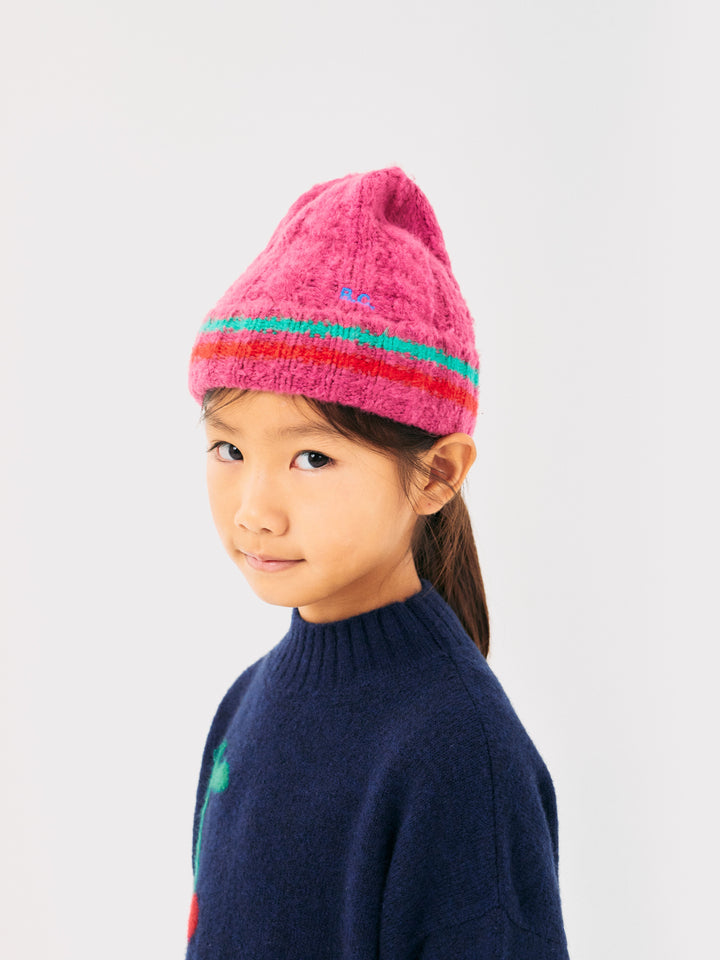 Bobo Cherry all over turtle neck jumper