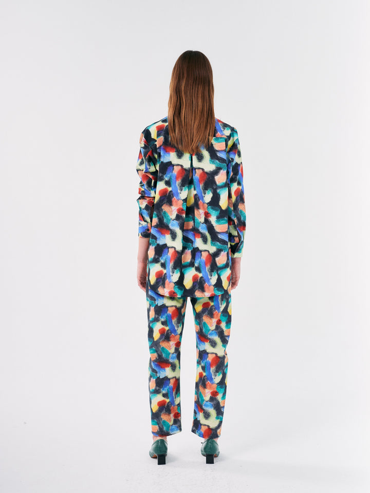 Fantasy World printed tapered pants