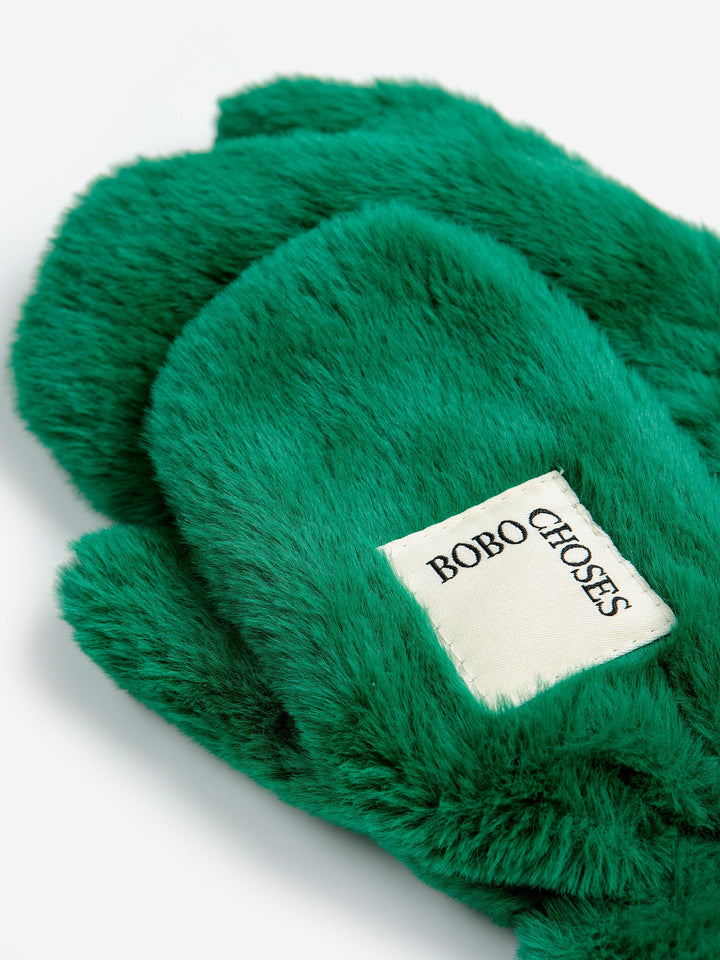 B.C furry mittens