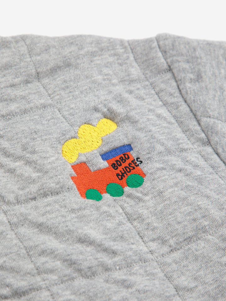 Bobo Choo Choo quilted zipped sweat blouson