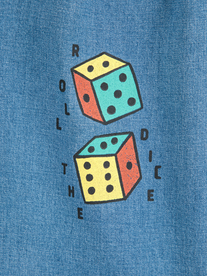 Roll The Diceライトデニムパンツ