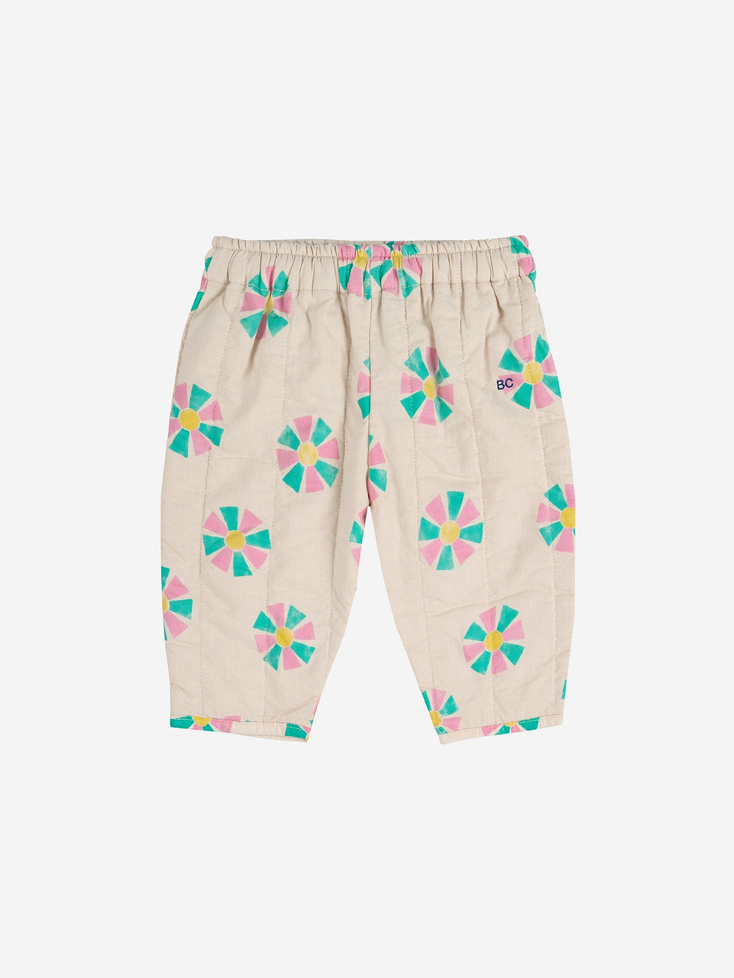 Kaleidoscope all over quilted pants