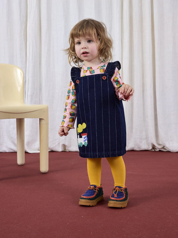 Bobo Choo Choo denim dress look