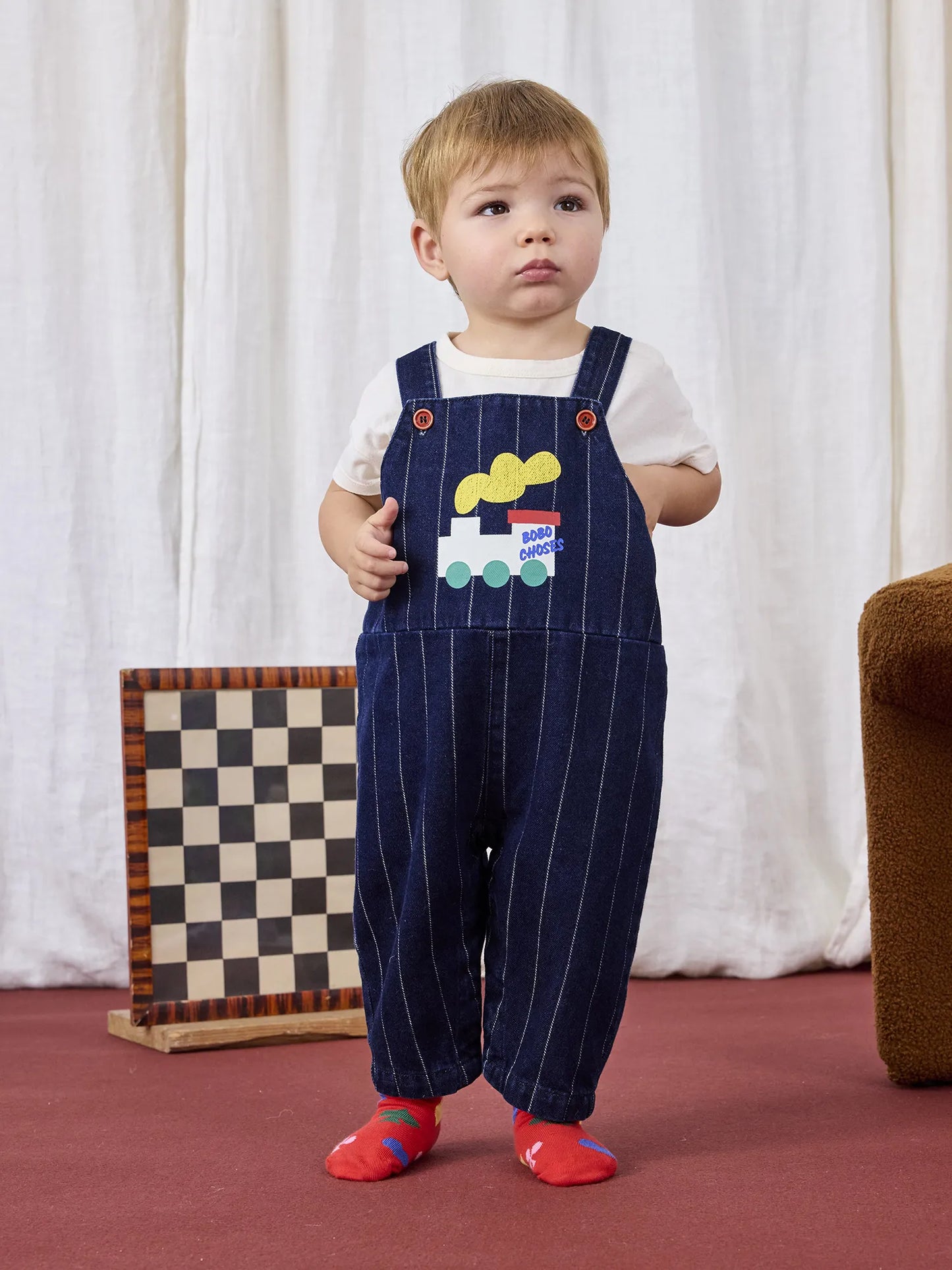 Bobo Choo Choo denim dungaree look