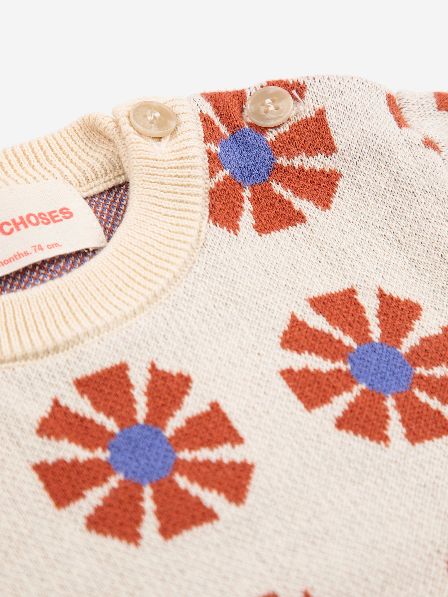 Kaleidoscope all over jacquard jumper