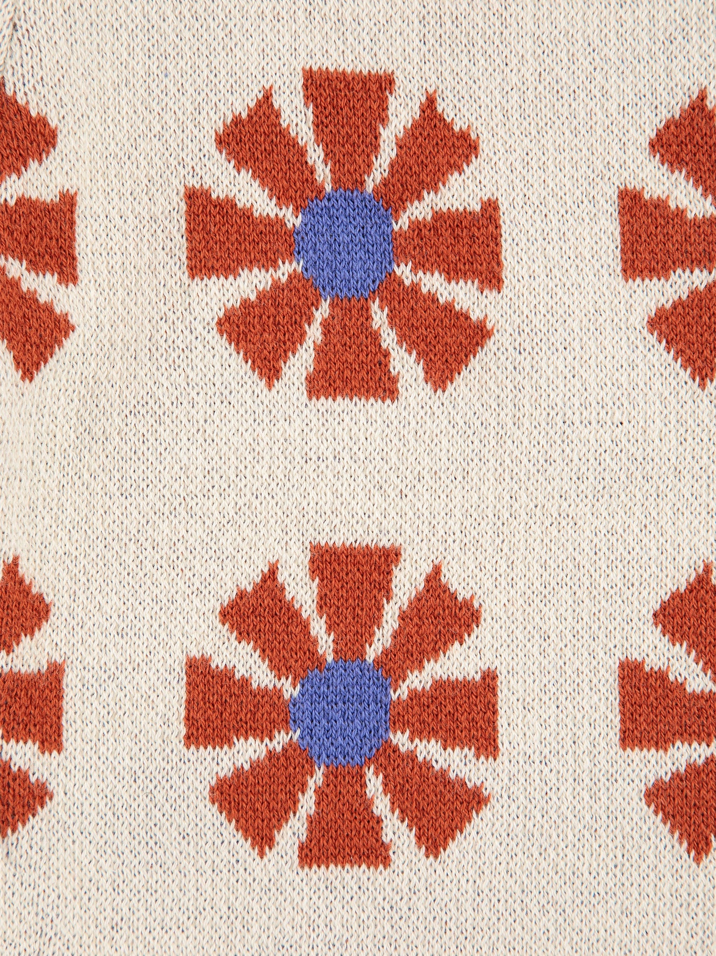 Kaleidoscope all over jacquard knitted pants