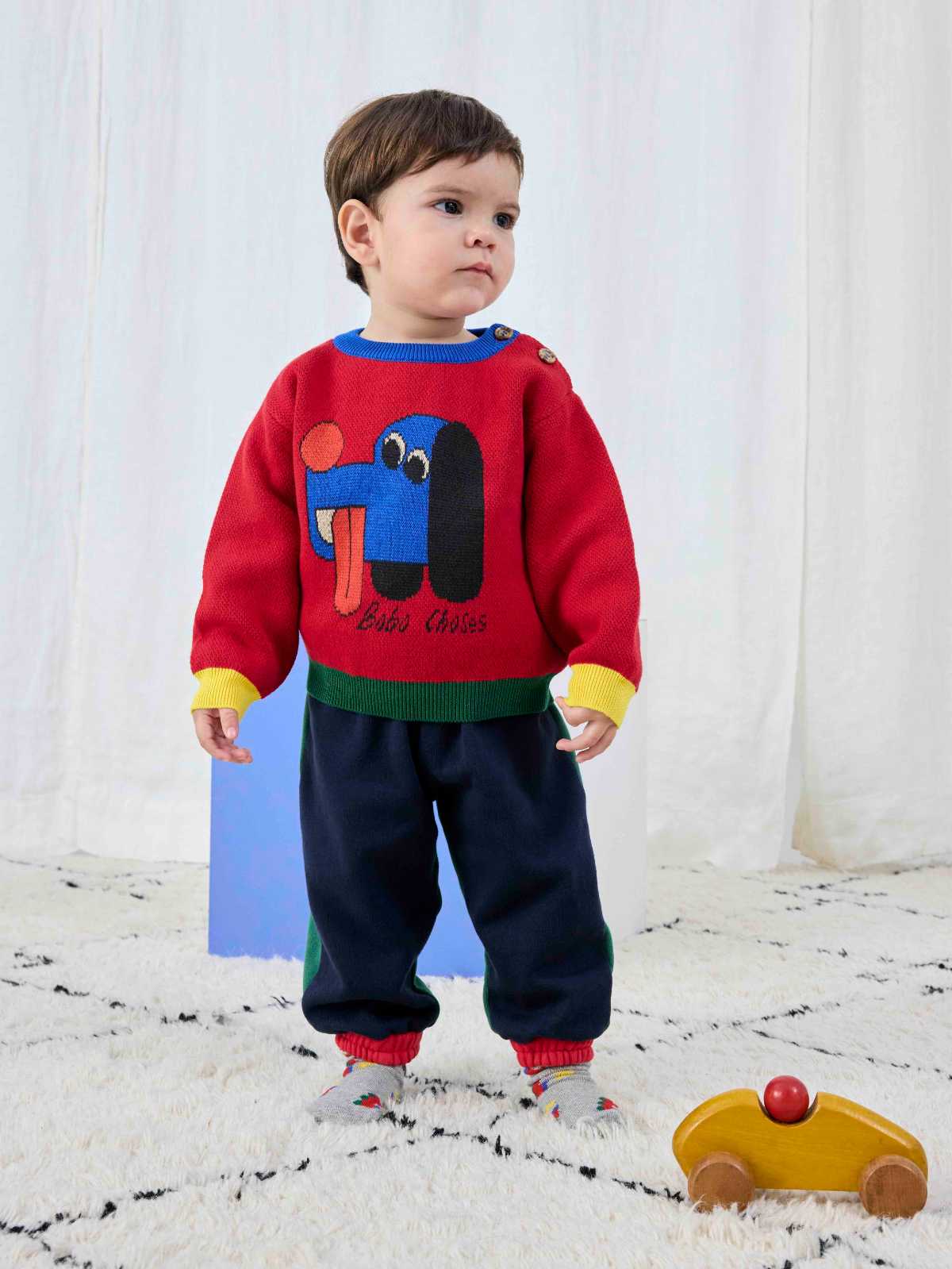 Bobo Choses カラーブロックジョギングパンツ