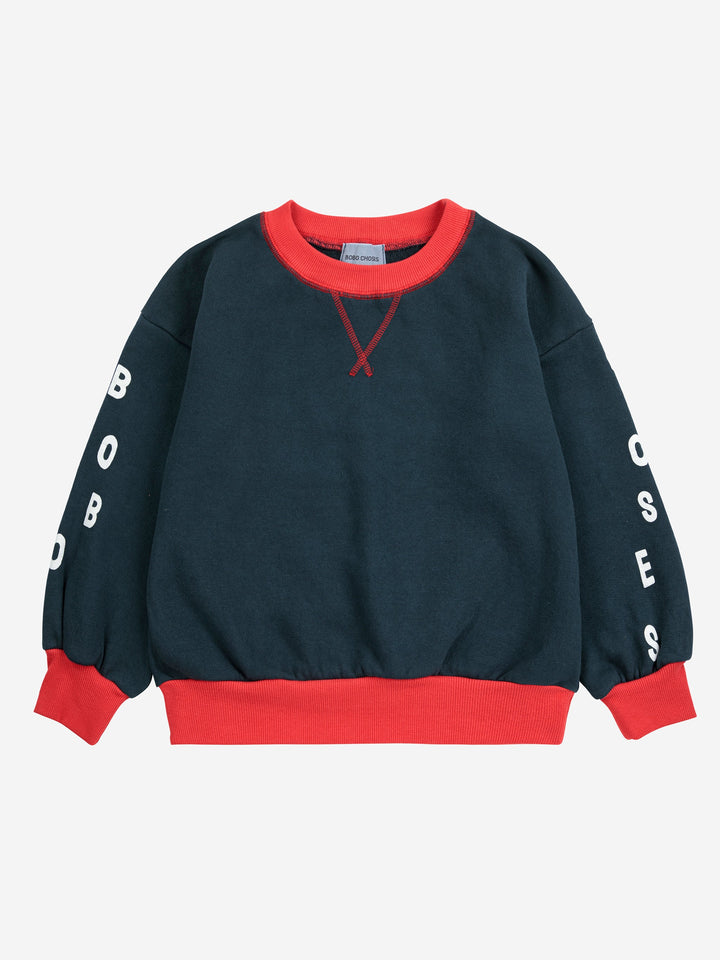 Bobo Choses カラーブロックスウェットシャツ