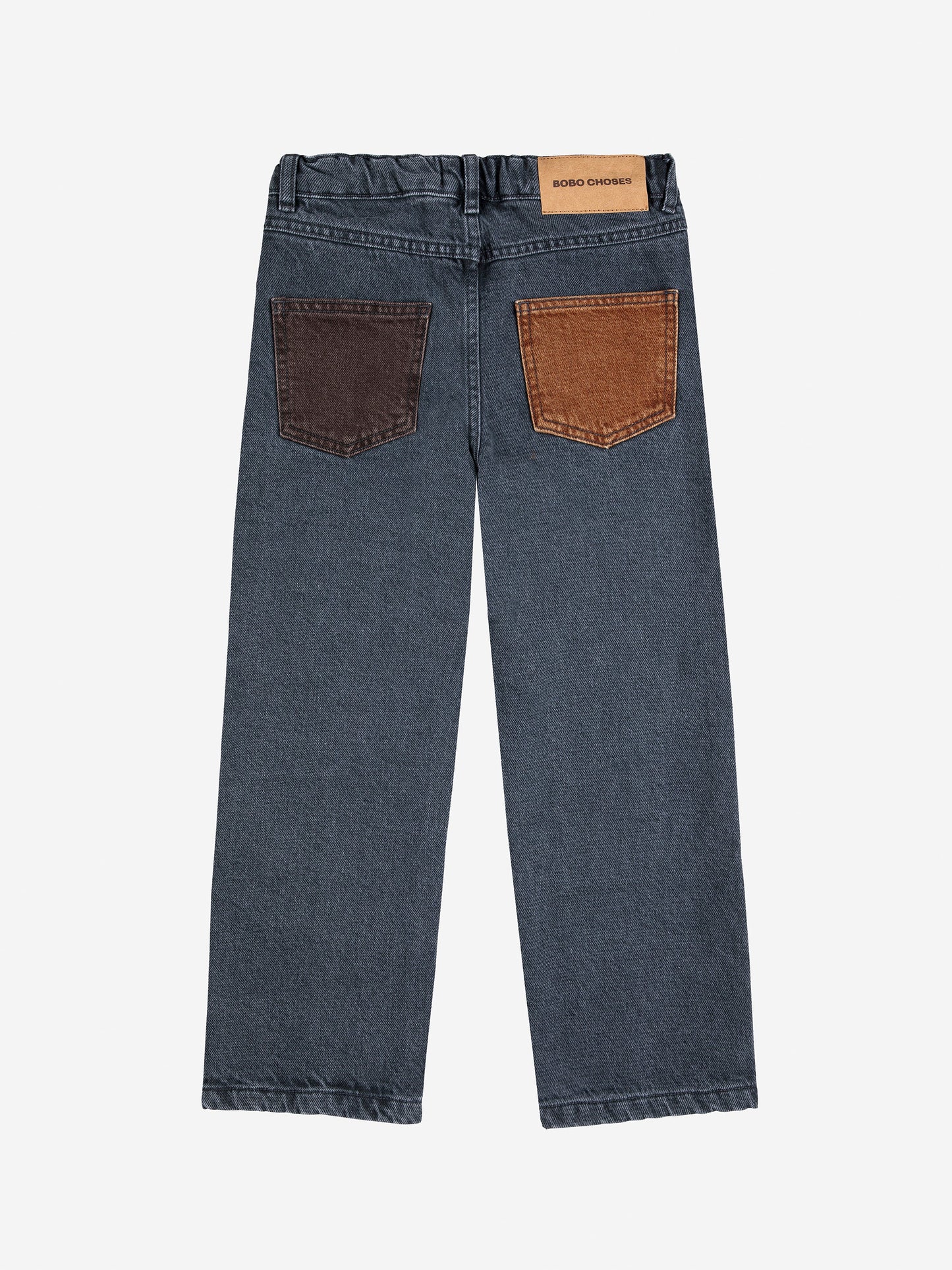 Bobo Choses カラーブロックデニムパンツ