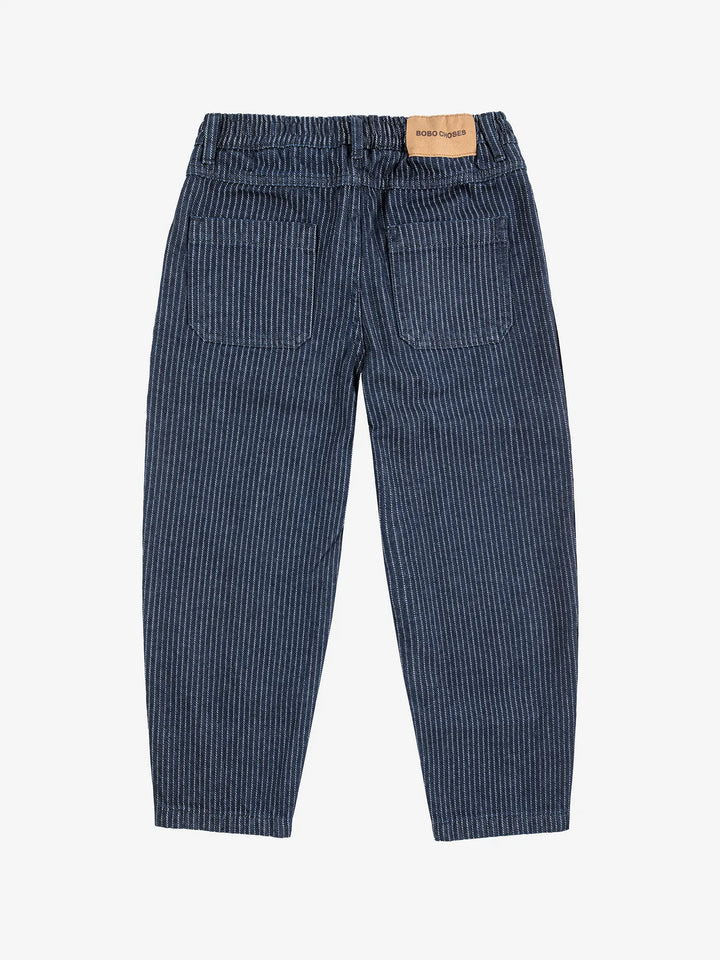 Tic Tac Toe denim pants look