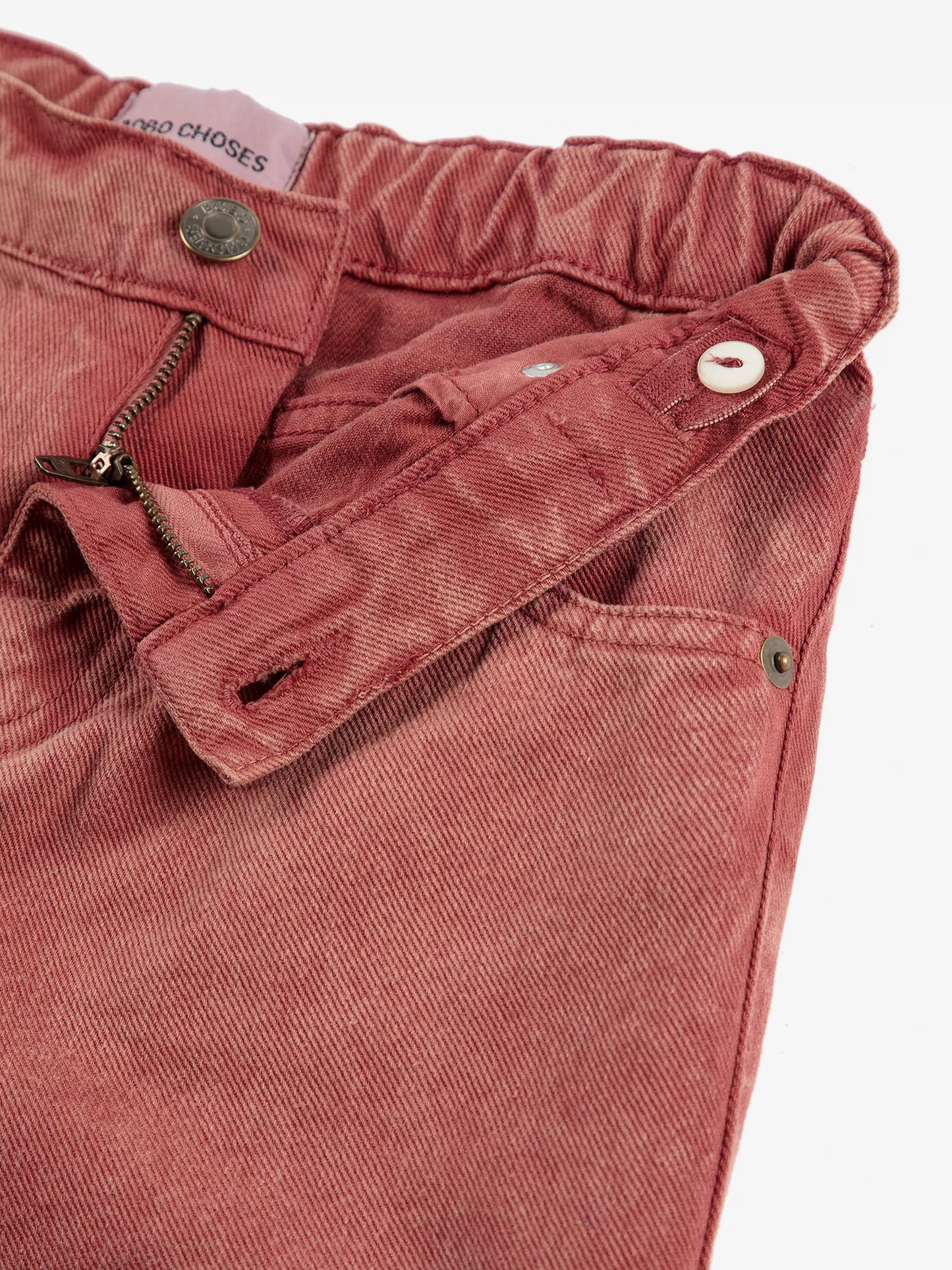 Bobo Choses brown denim pants look