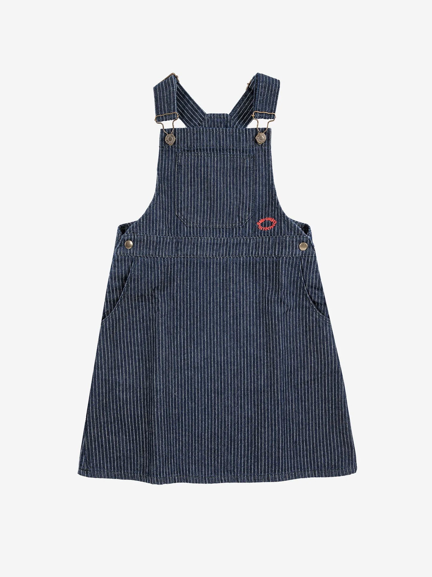 Tic Tac Toe denim dress look