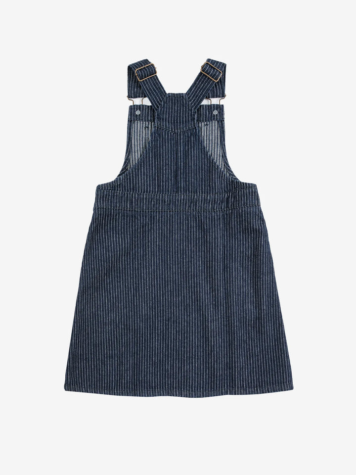 Tic Tac Toe denim dress look