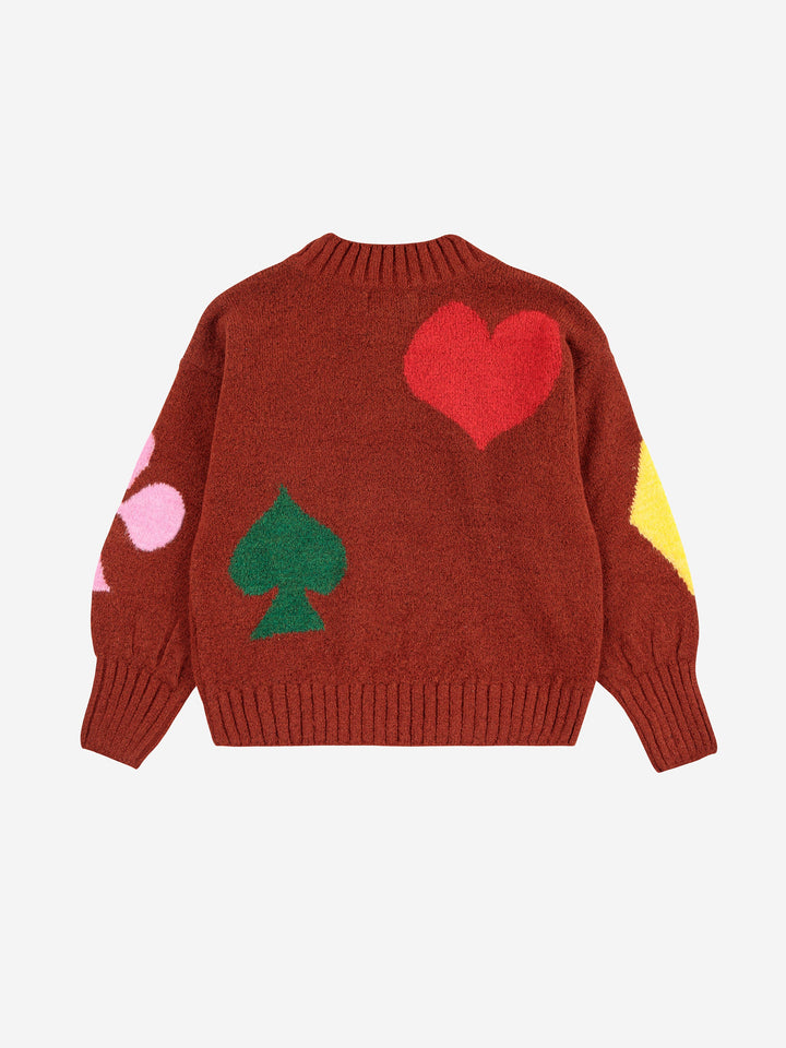 Bobo Joker jacquard turtle neck knit
