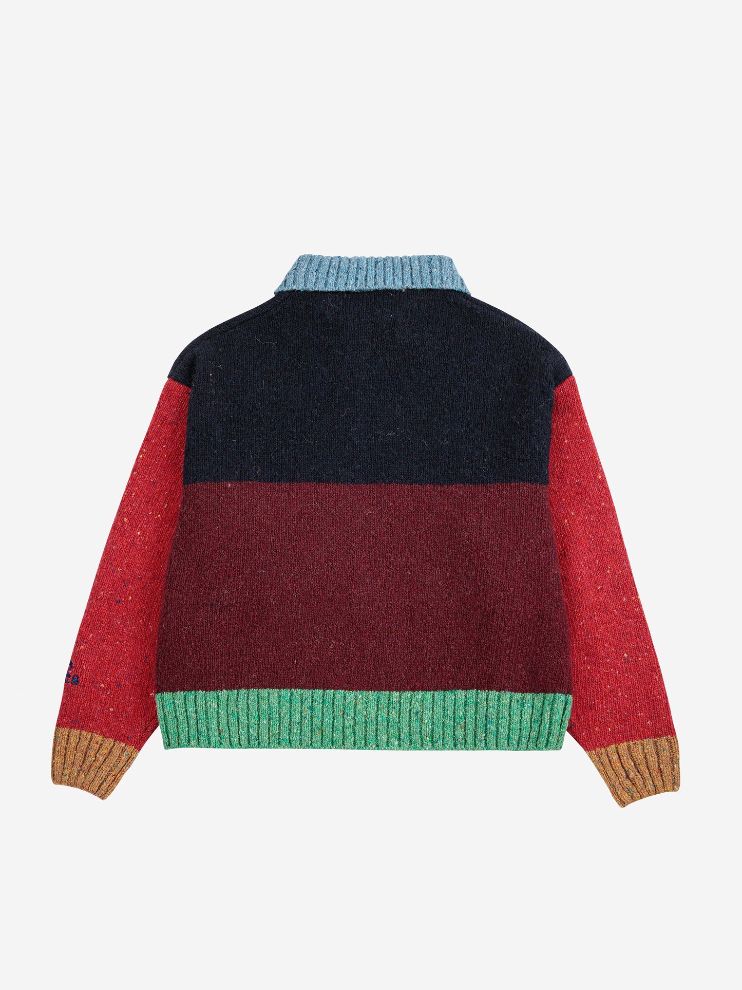 Bobo Choses カラーブロックカーディガン