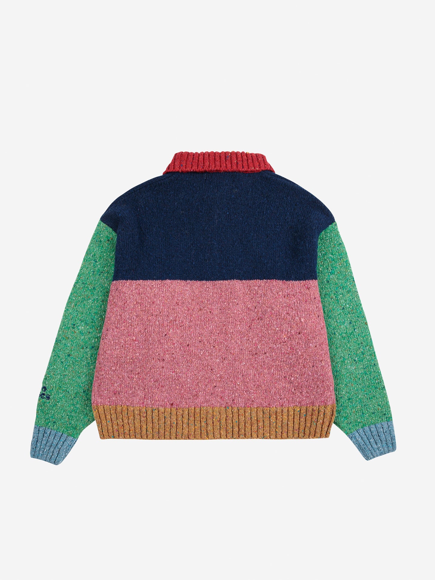 Bobo Choses カラーブロックカーディガン