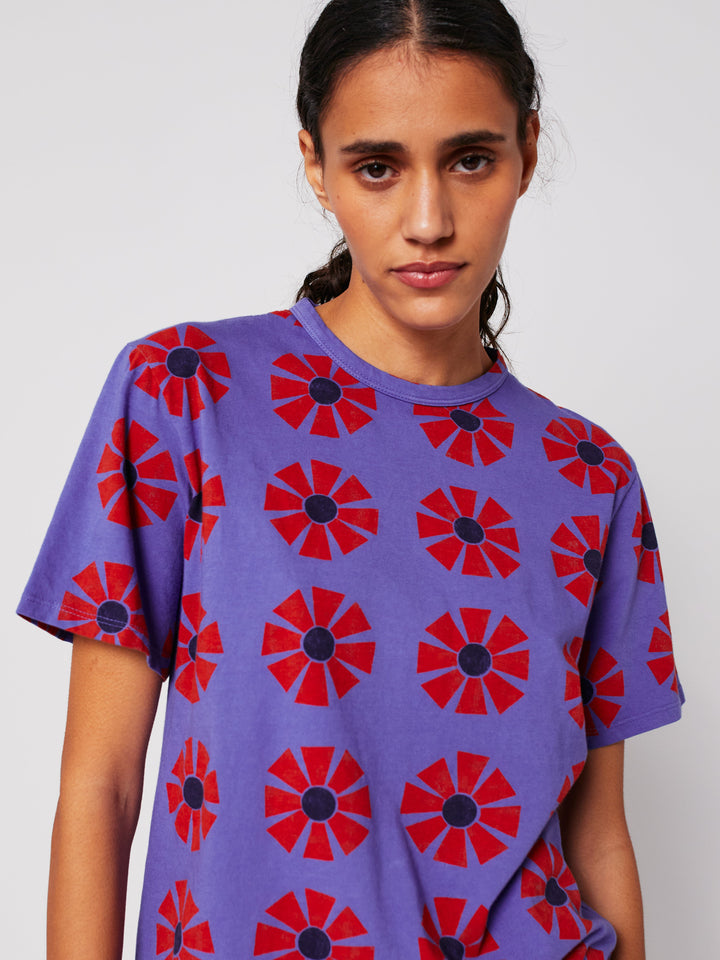 花柄Tシャツ