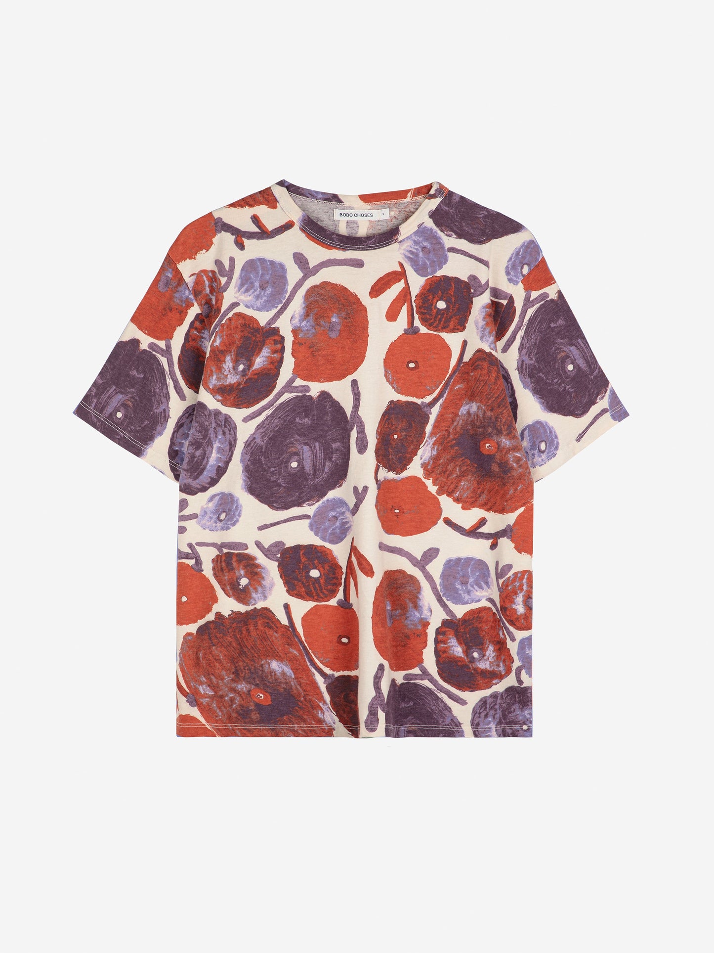 Dahlia patternTシャツ