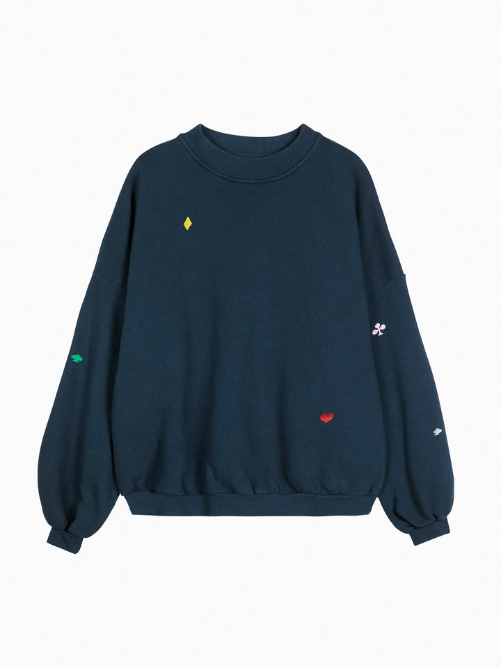 Navy relax sweatshirt