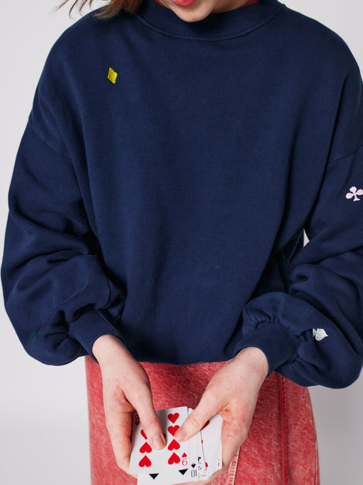 Navy relax sweatshirt