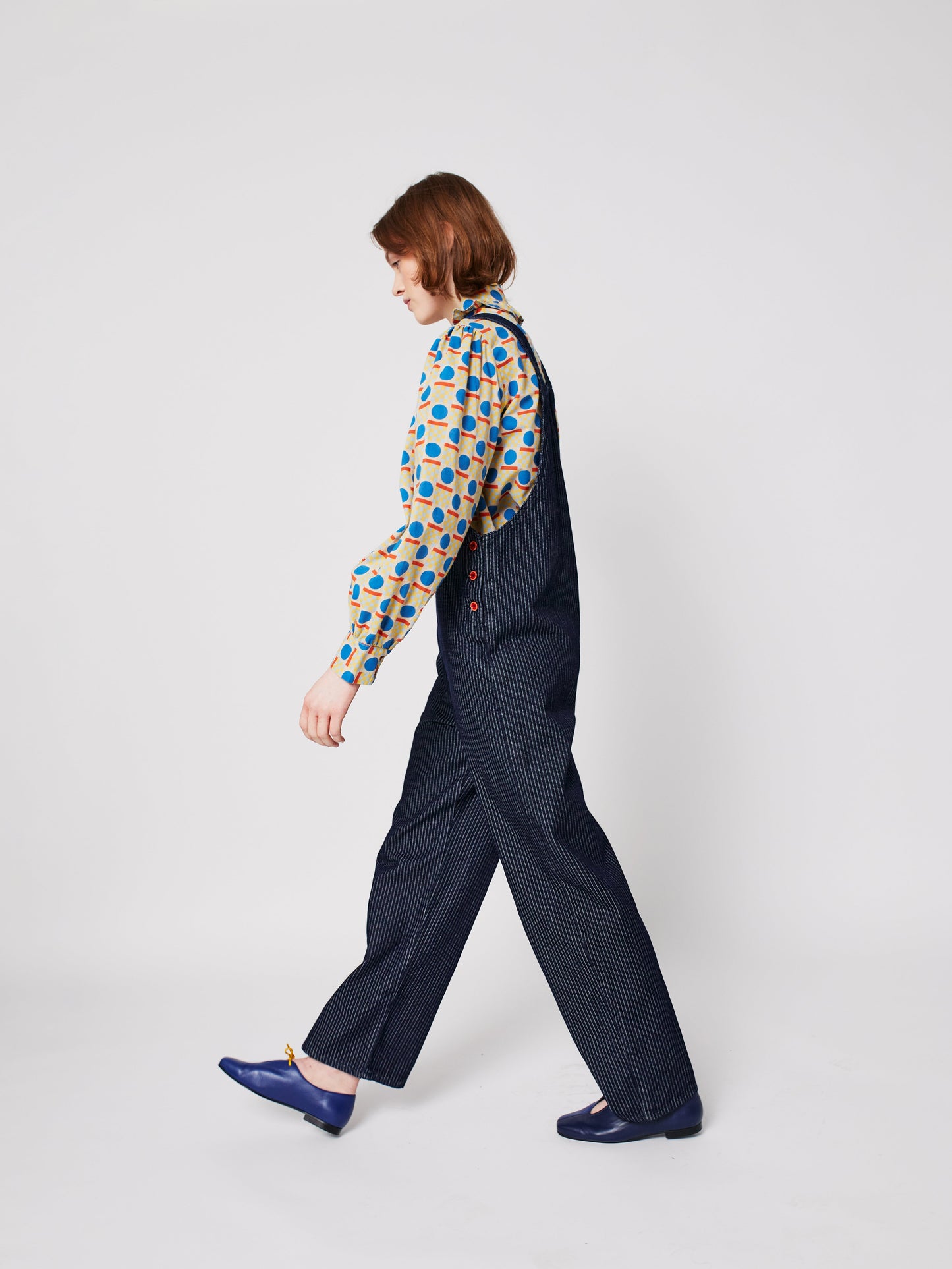 Geometric pattern 襟付きシャツ