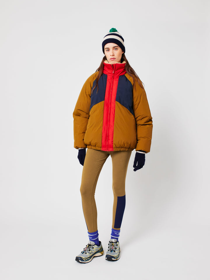 Color Block cotton leggings