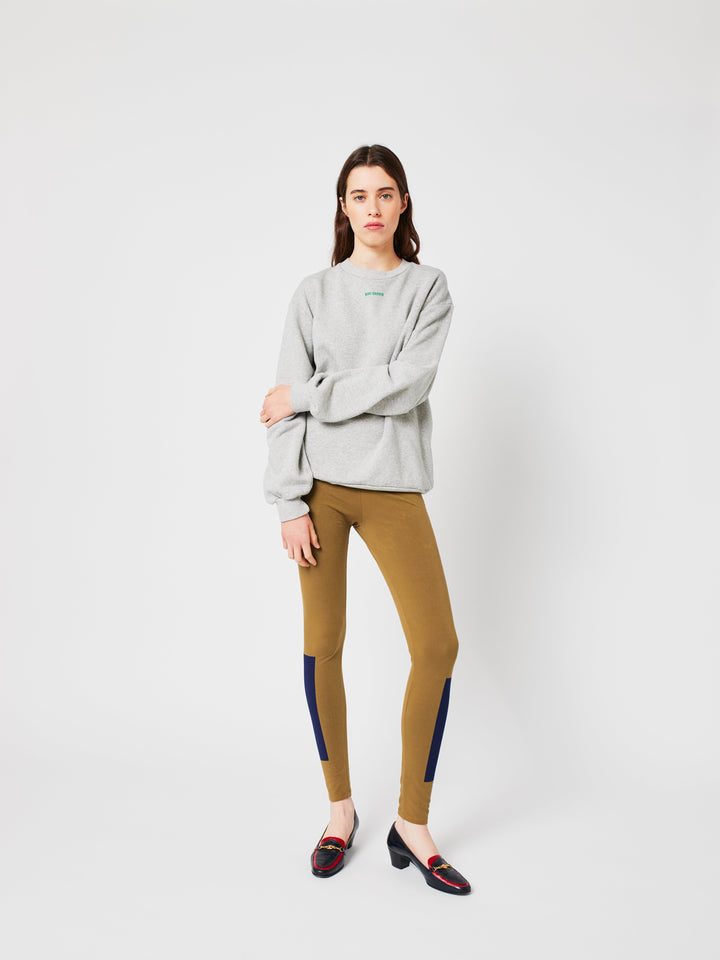 Color Block cotton leggings