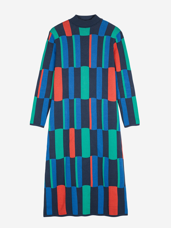 Geometric ジャカード編みドレス
