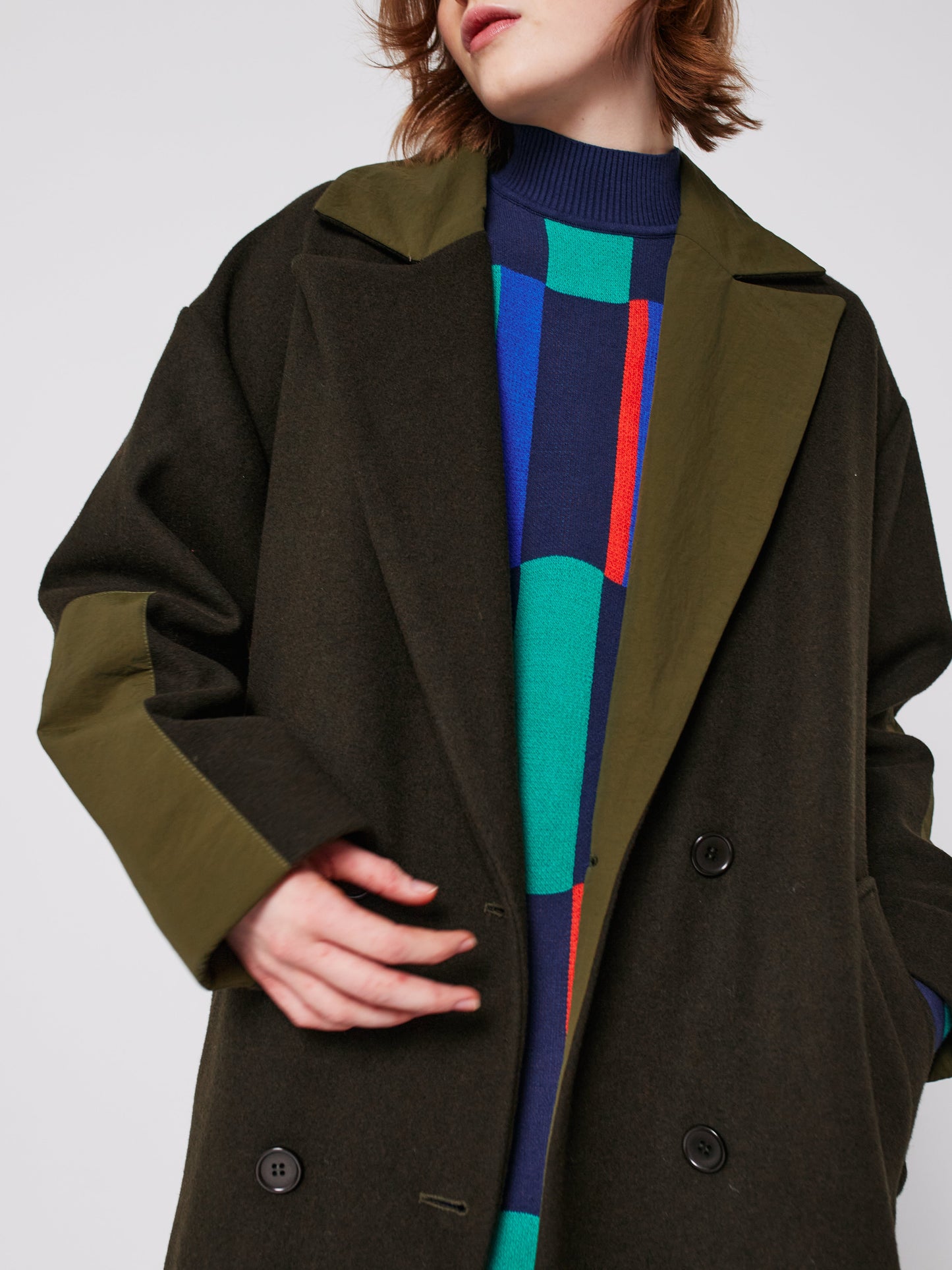 Geometric ジャカード編みドレス