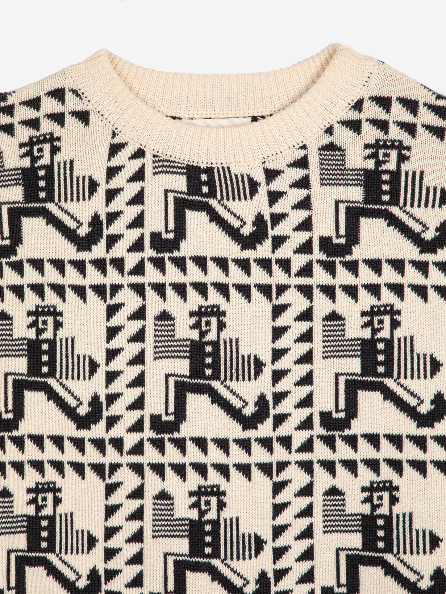 Mr Pencil jacquard relaxed jumper