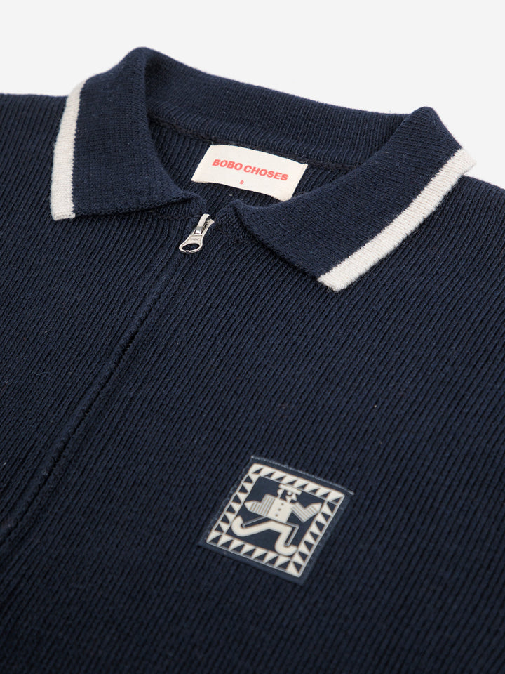 Mr Pencil zipped cardigan