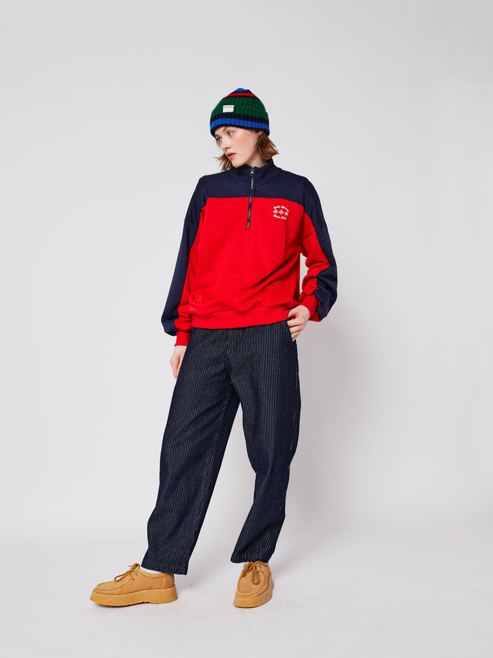 Color block reversible jacket