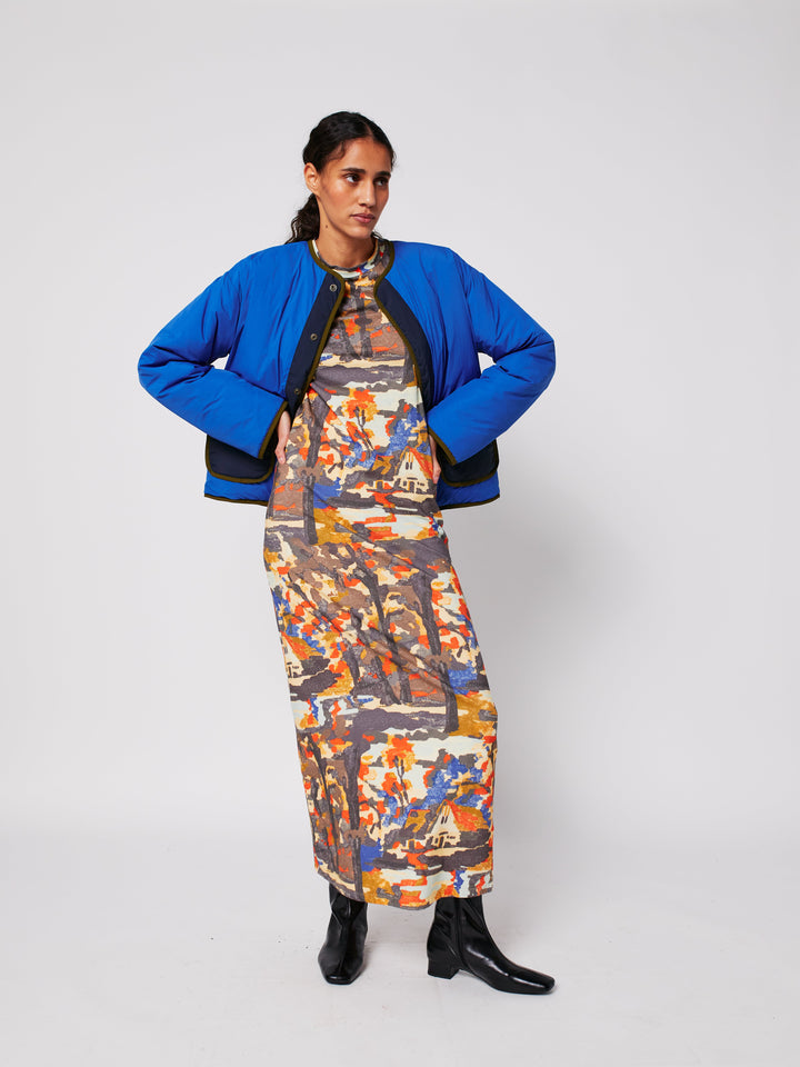 Color block reversible jacket
