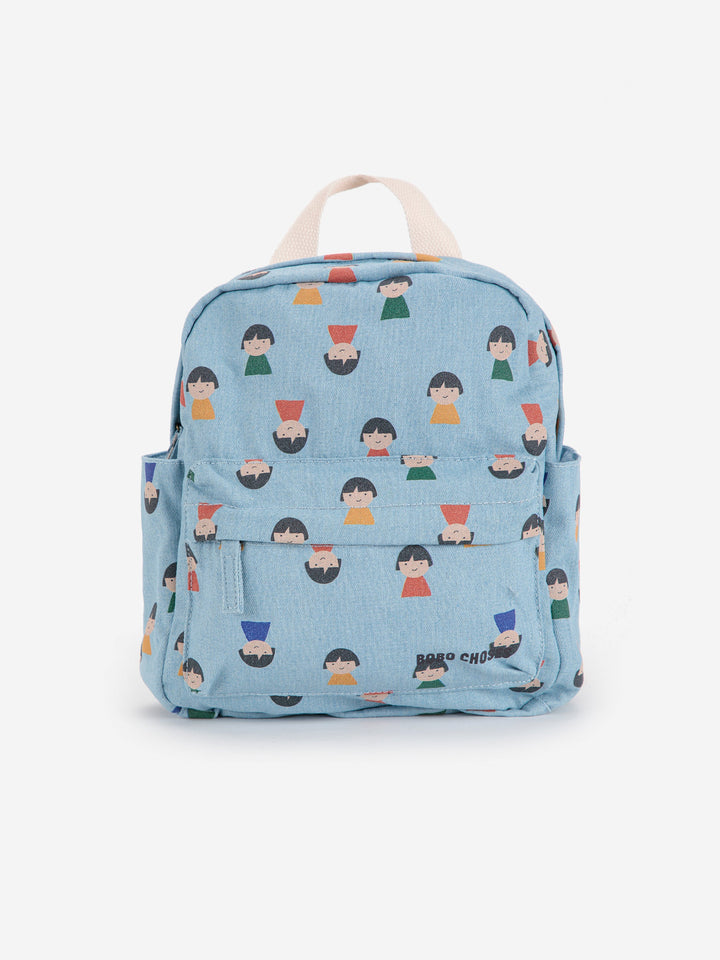 Game Pawns all over soft backpack