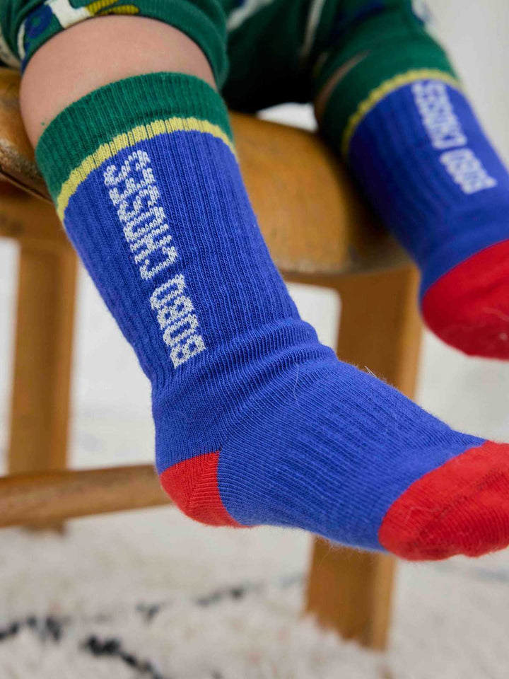 Bobo Choses カラーブロックロングソックス