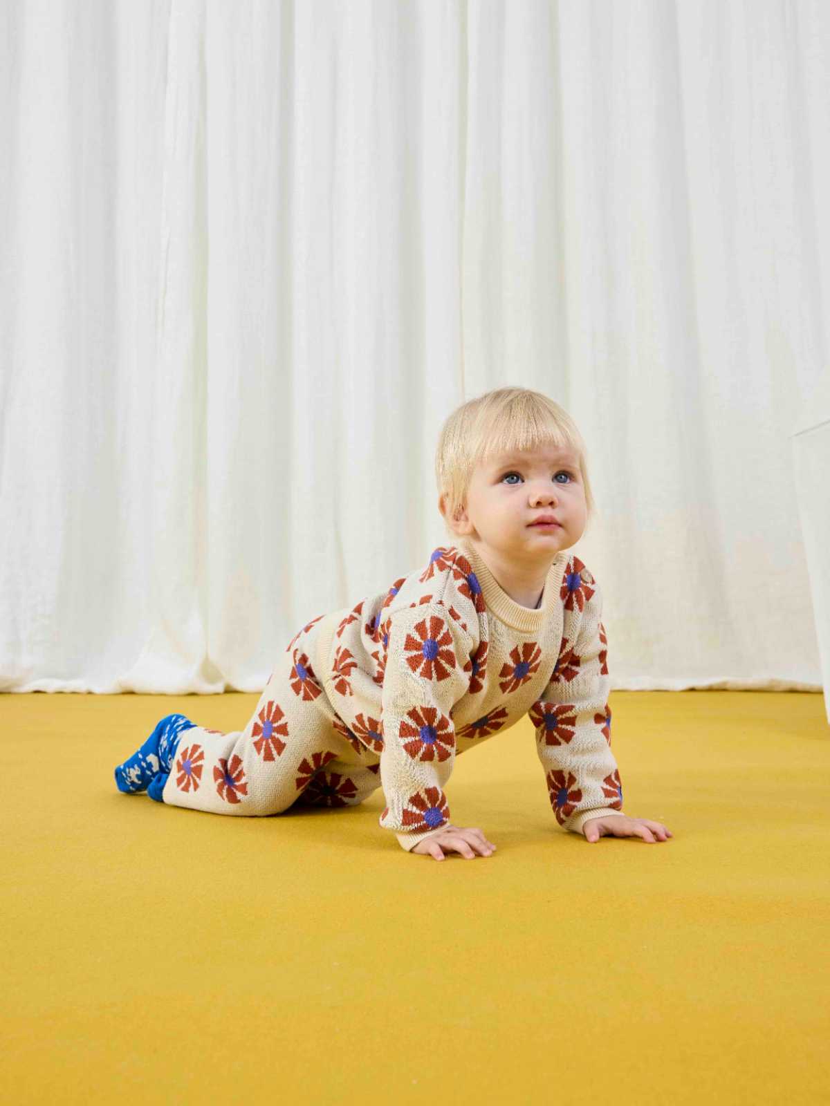 Kaleidoscope all over jacquard jumper