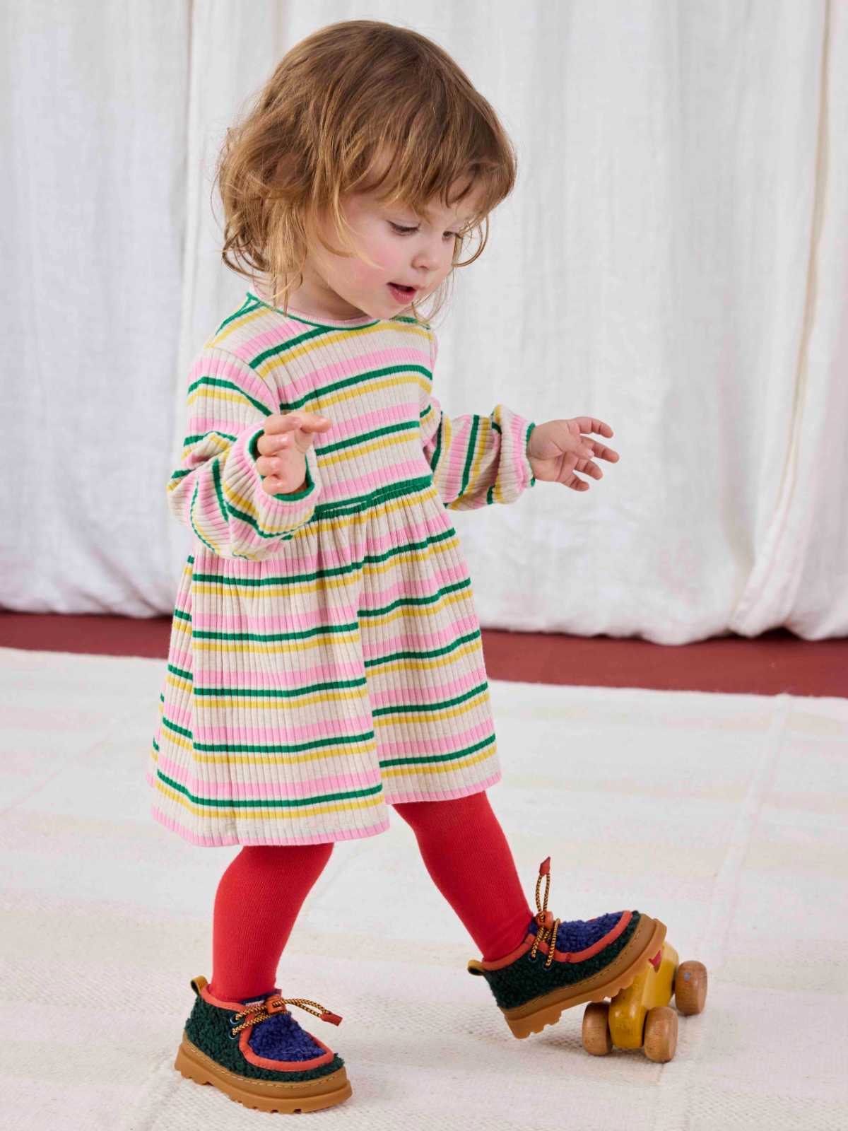 Bobo Choses ストライプドレス