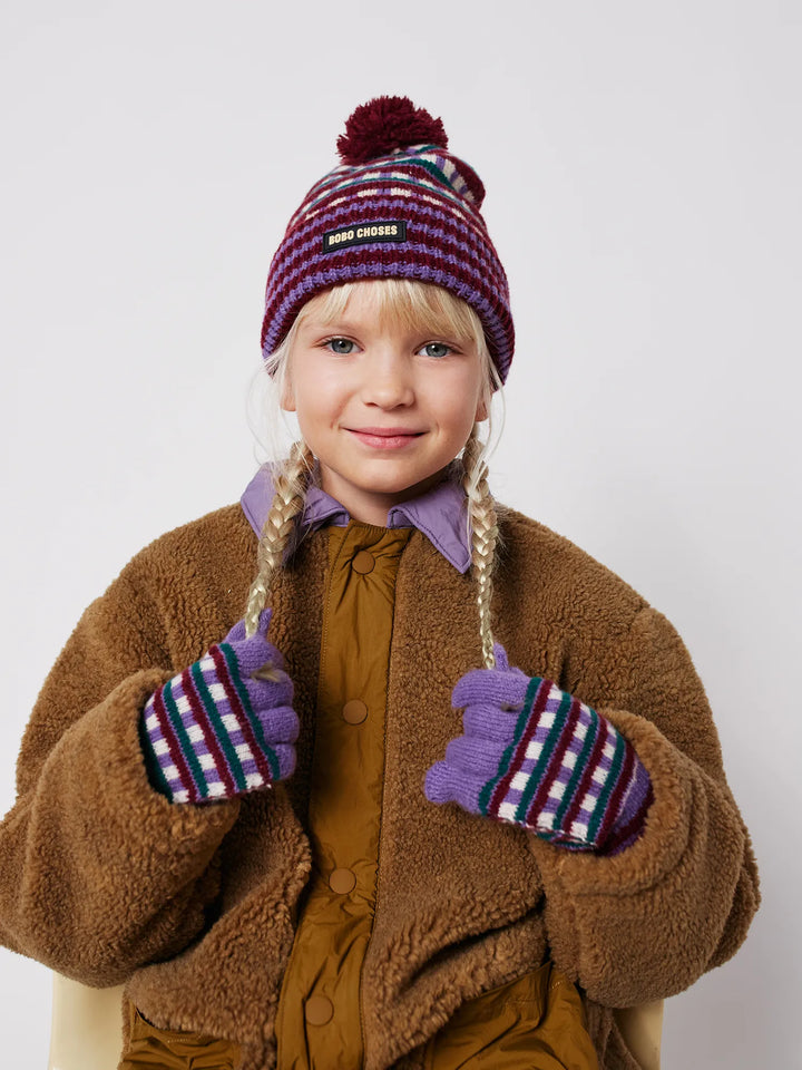Bobo Choses jacquard beanie & gloves set