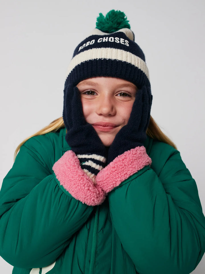 Bobo Choses navy striped set