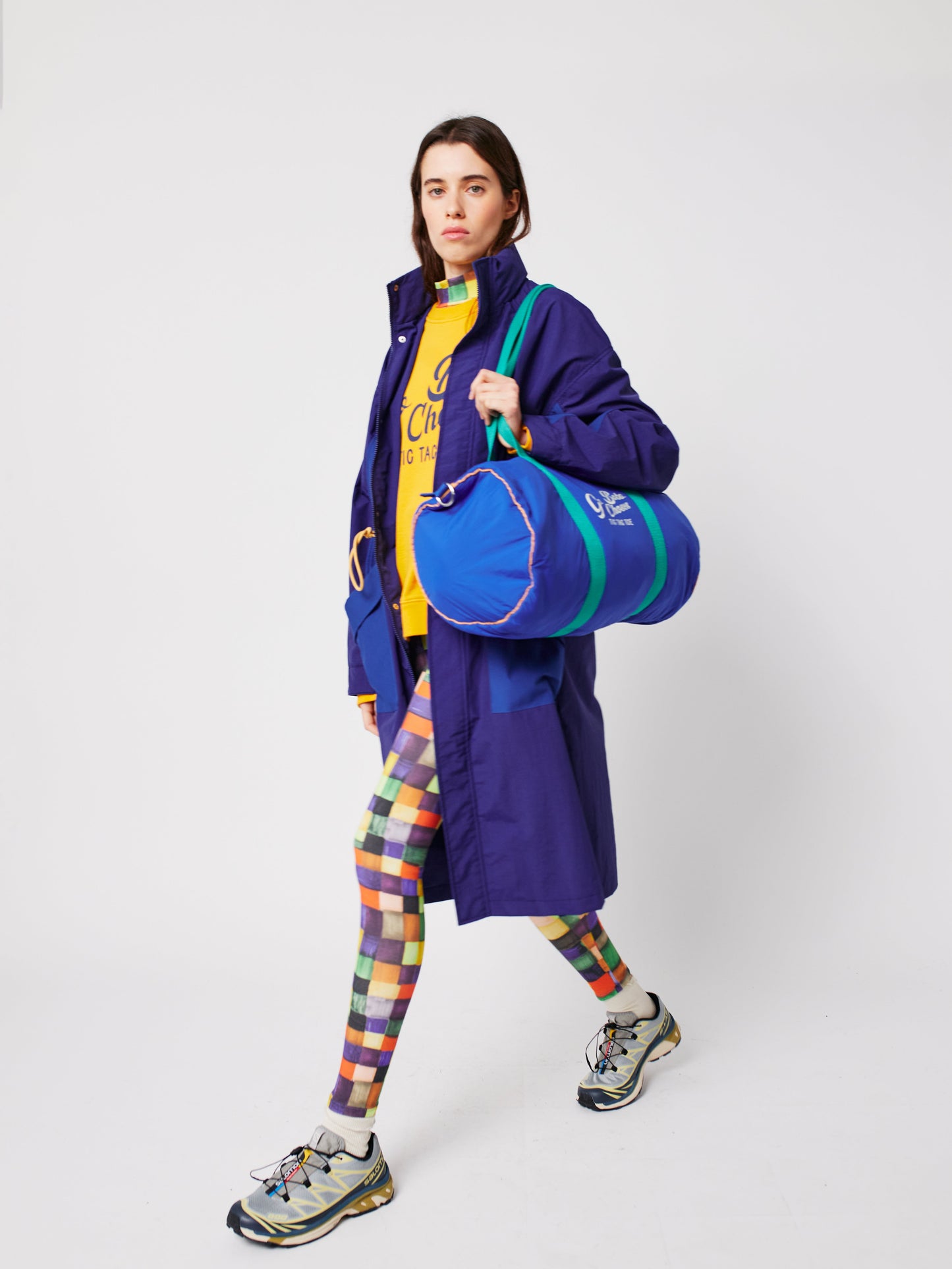 Color block sporty bag