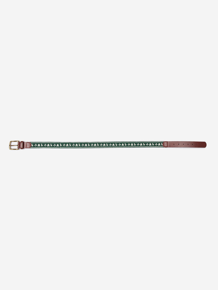 Embroidered belt