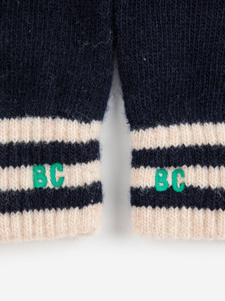 Mr Pencil knitted gloves
