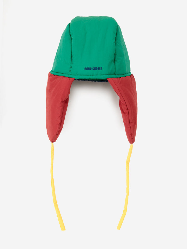 Color Block padded chapka