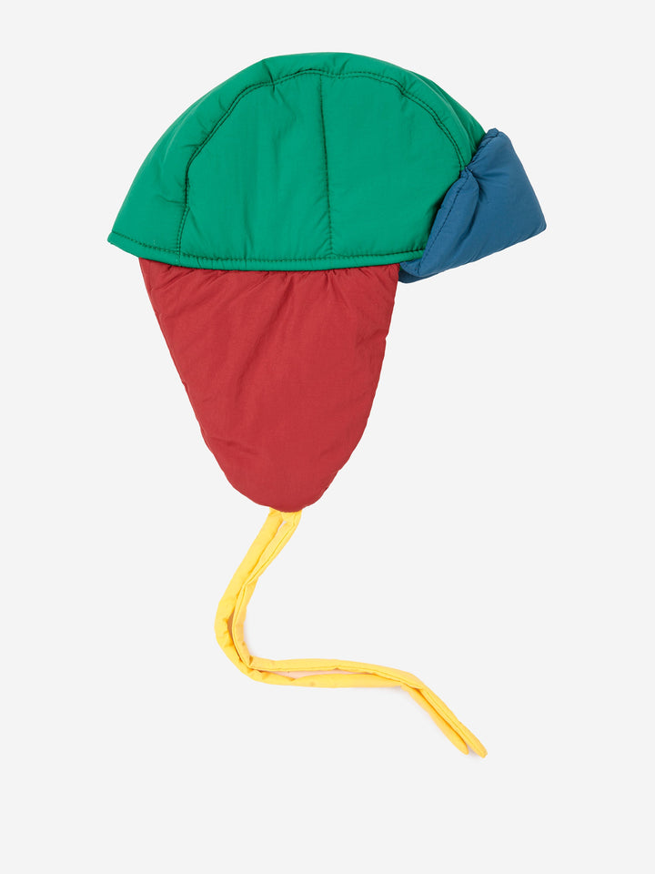 Color Block padded chapka