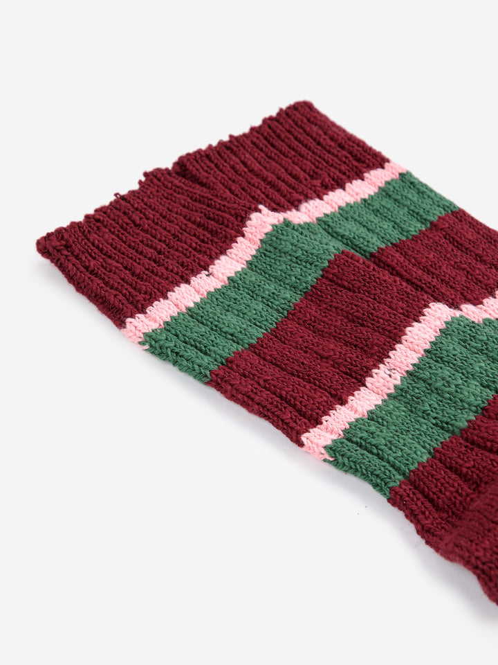 Chunky knit long socks