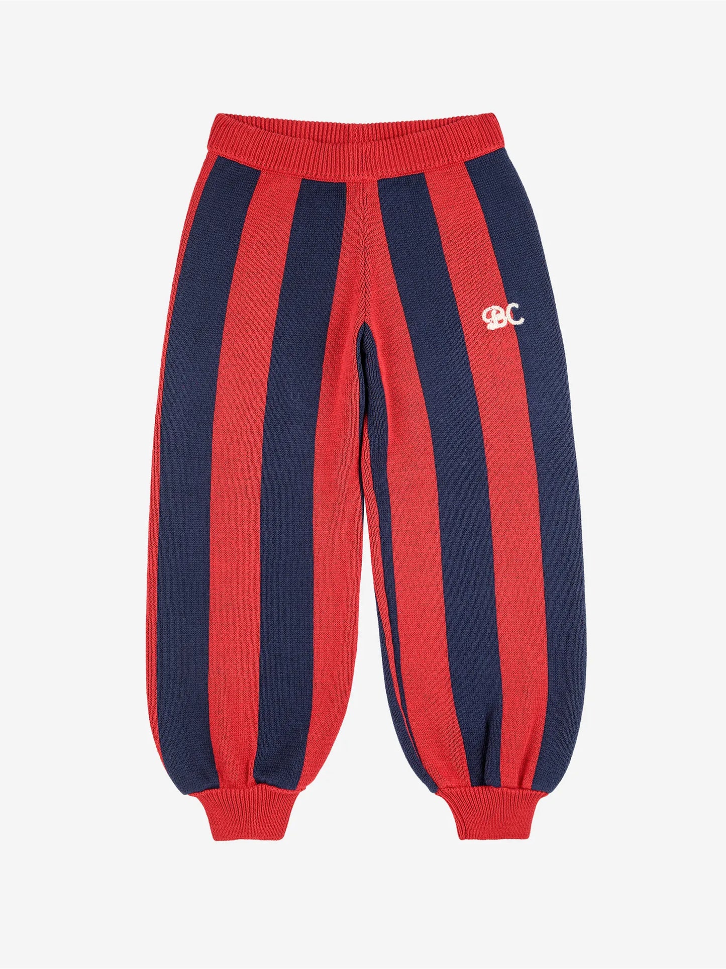 Striped knitted pants