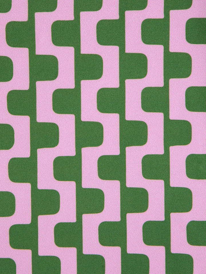 Color Chain all over turtle neck T-shirt