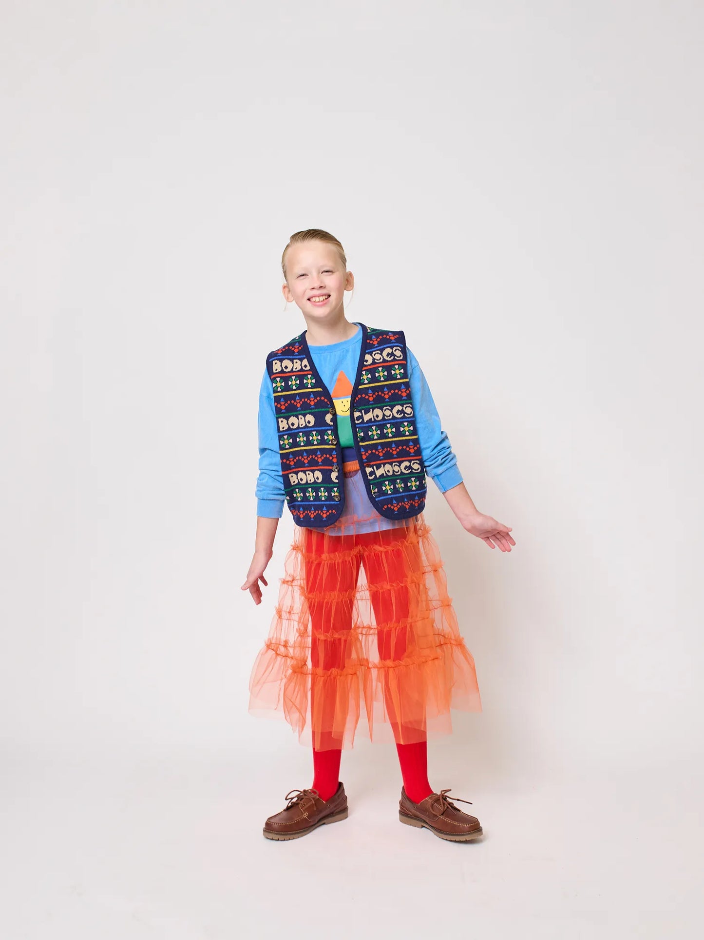 Toys all over knitted vest