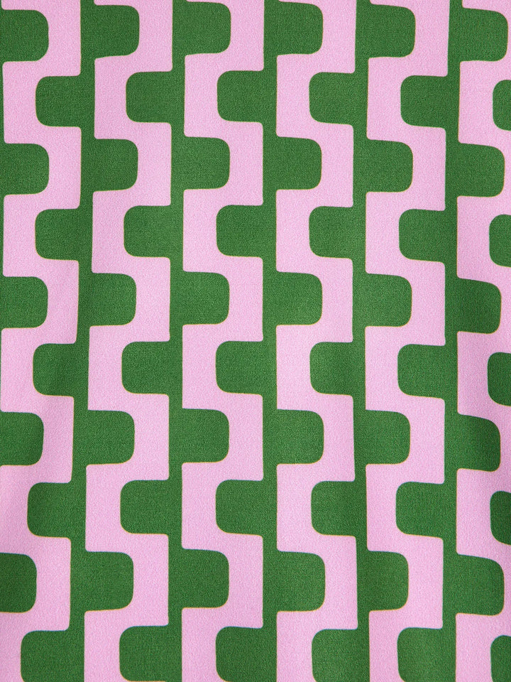 Purple print t-shirt