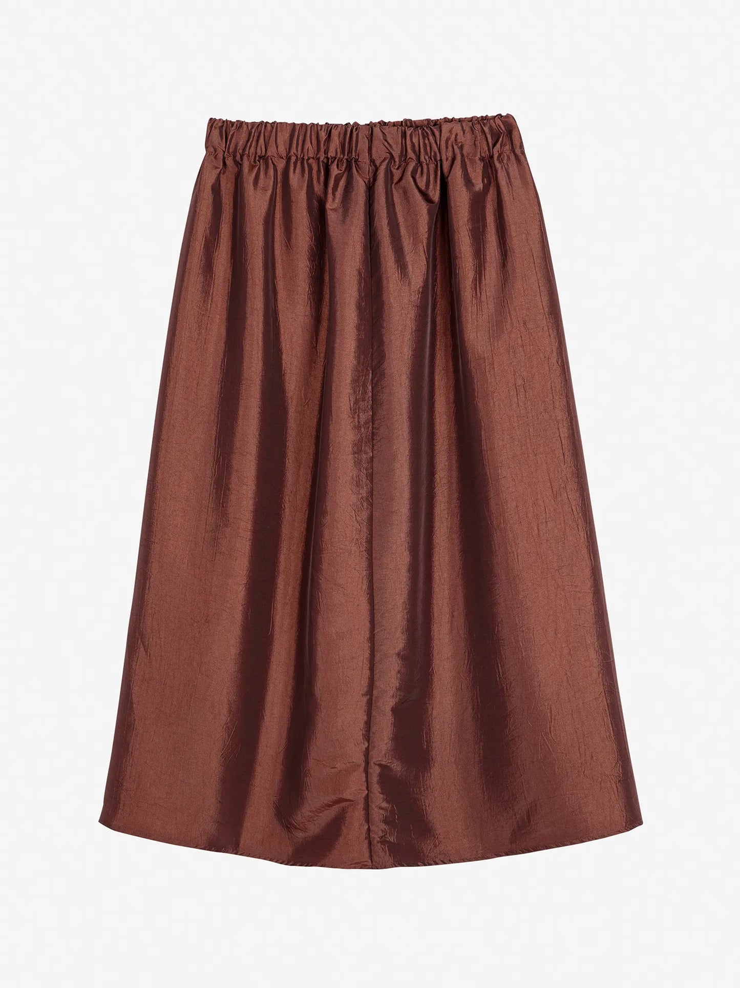 Midi tafetan skirt
